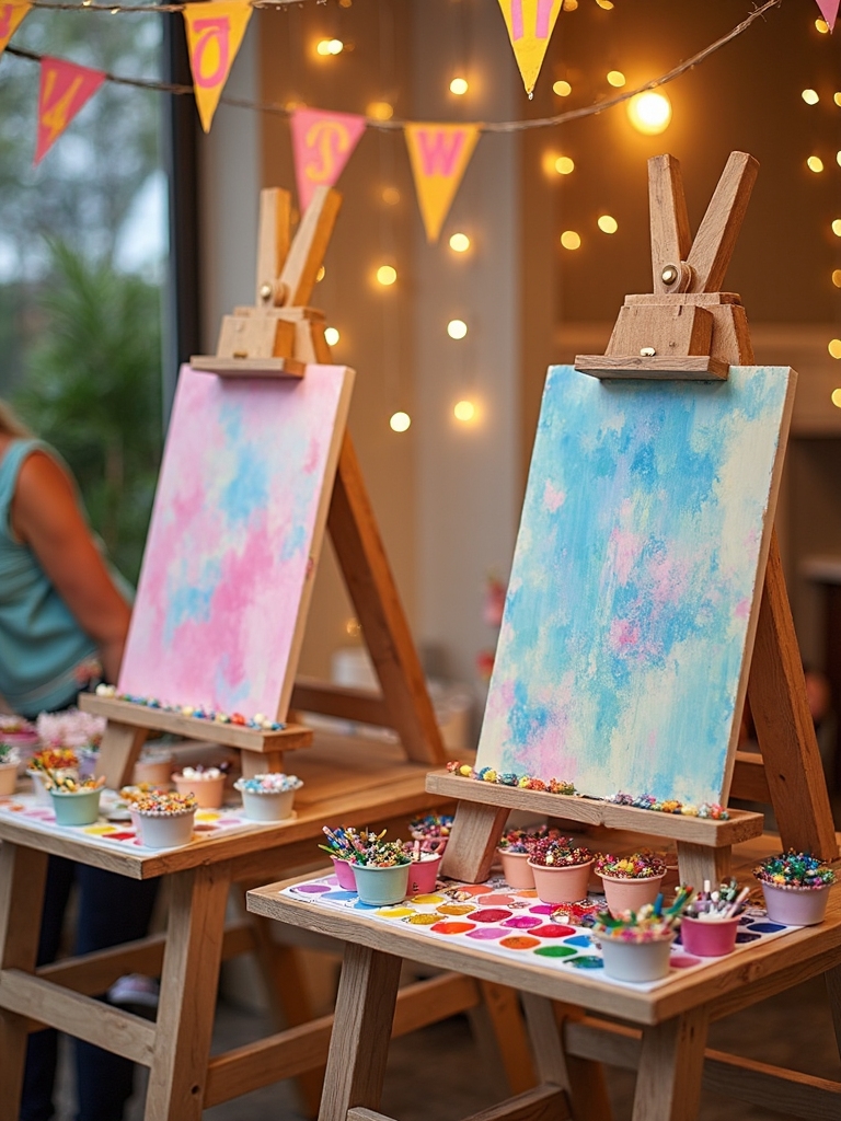 personalized art celebration stations