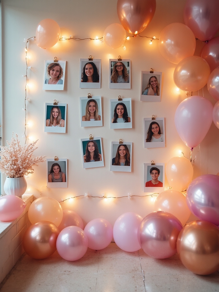 personalized birthday photo display