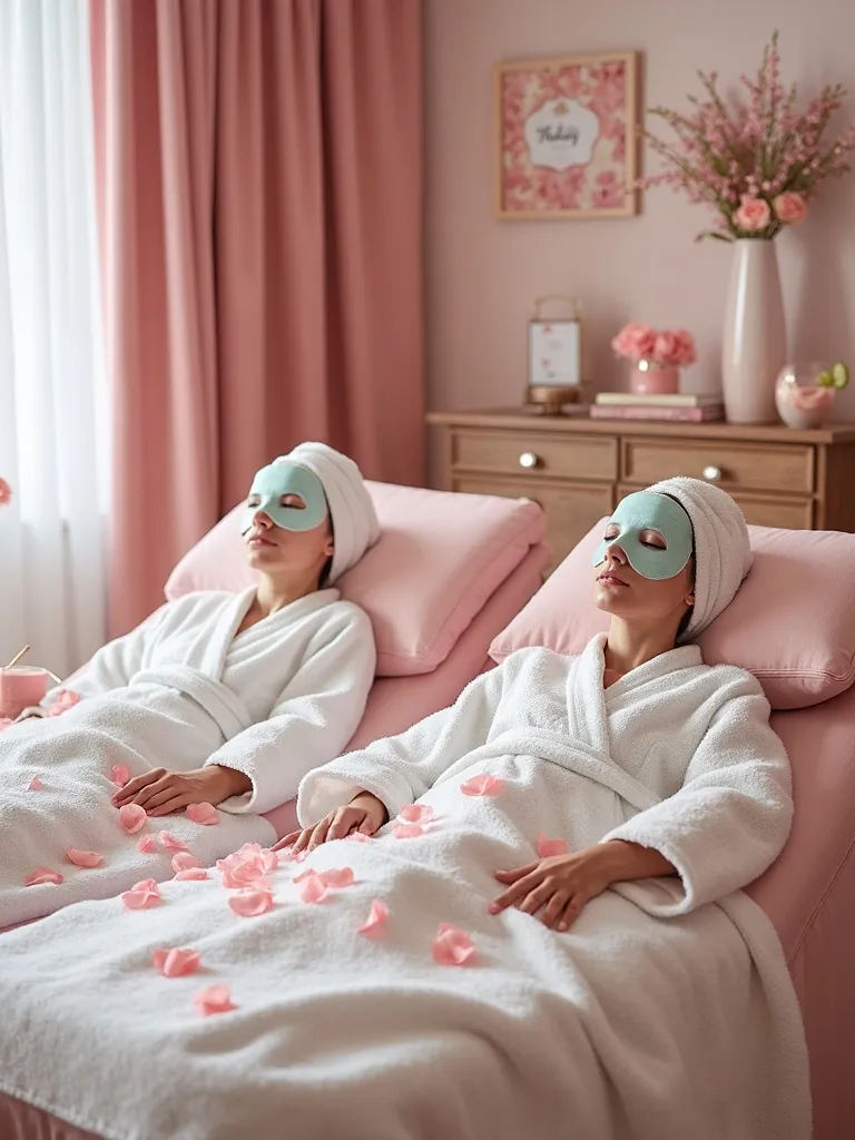 personalized pampering for twin birthday celebration