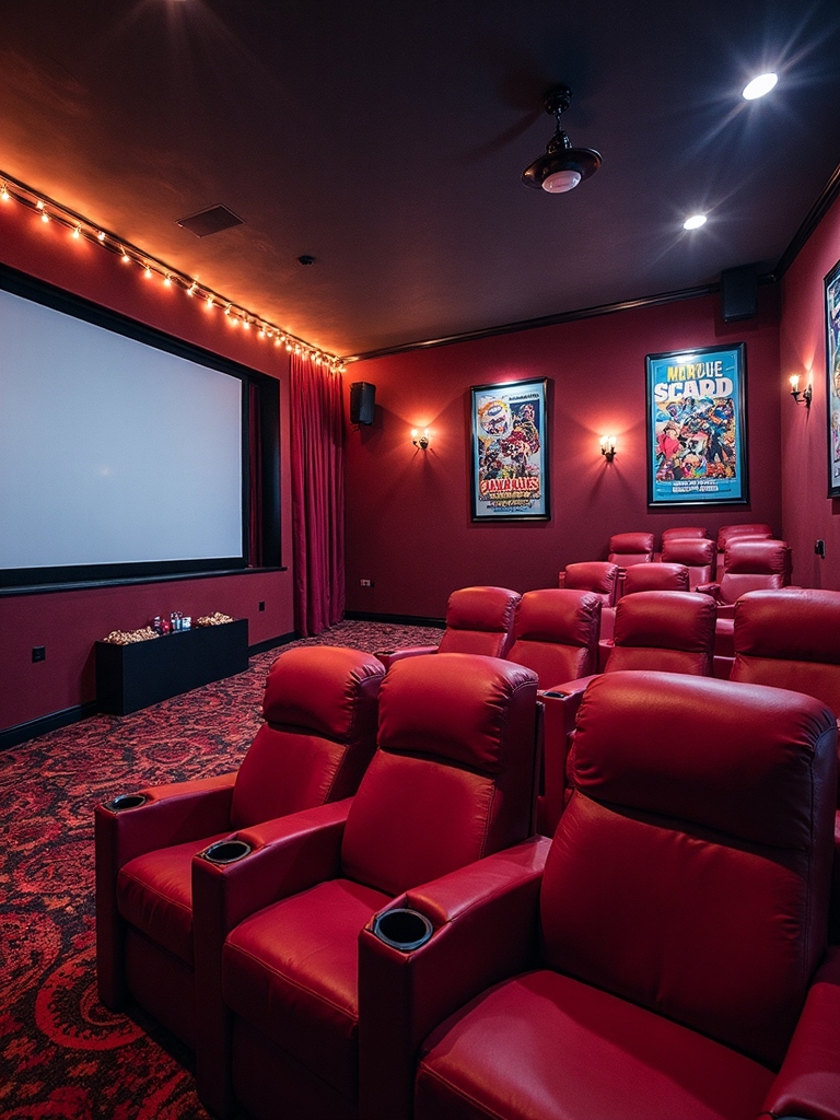 private cinema birthday celebration