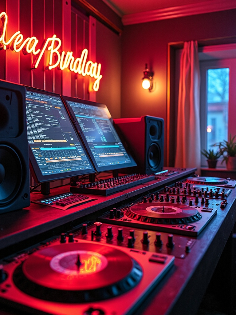 professional music recording session