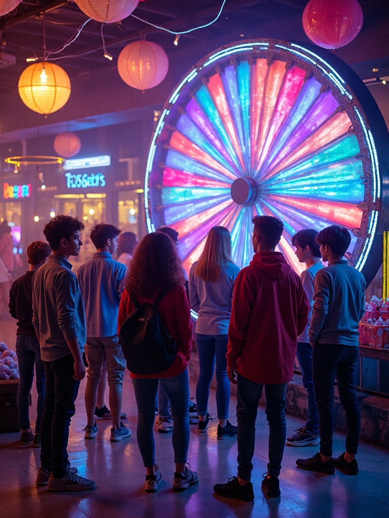 random party challenge wheel
