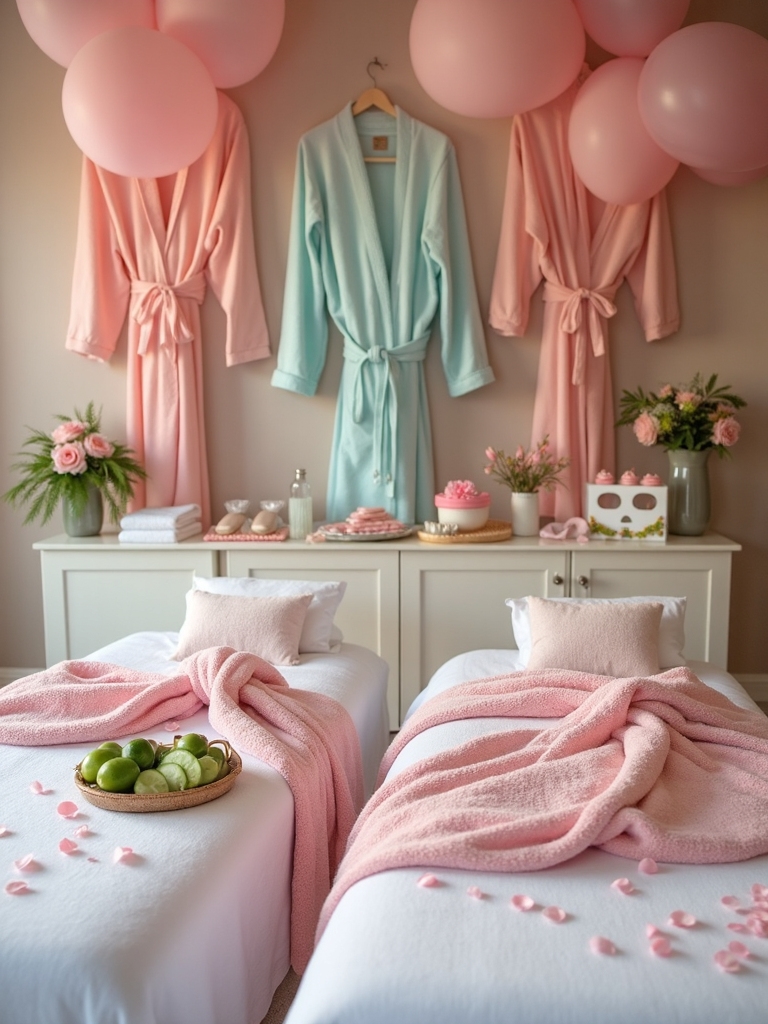 relaxing birthday spa day pamper