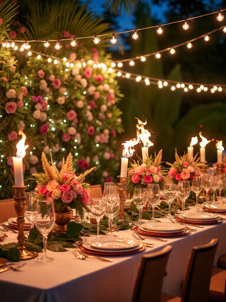 sizzling tropical paradise luau celebration