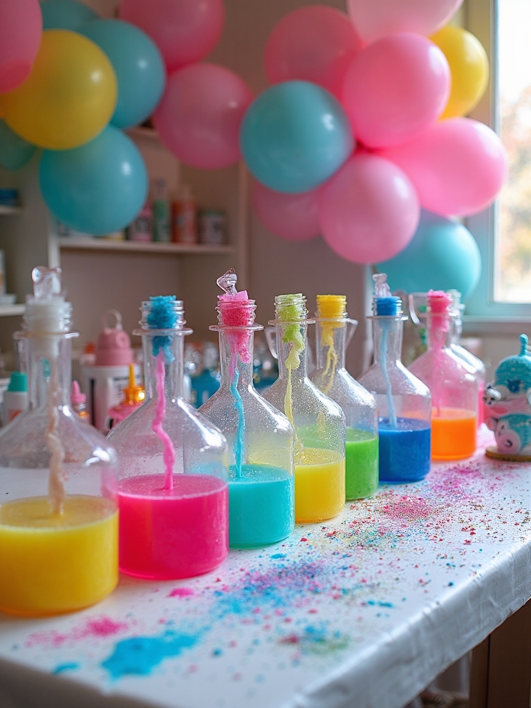slime creation fun activity