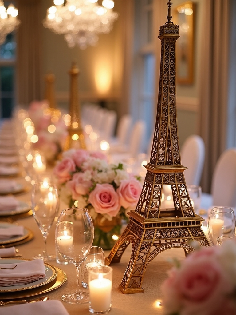 sophisticated parisian nights celebration