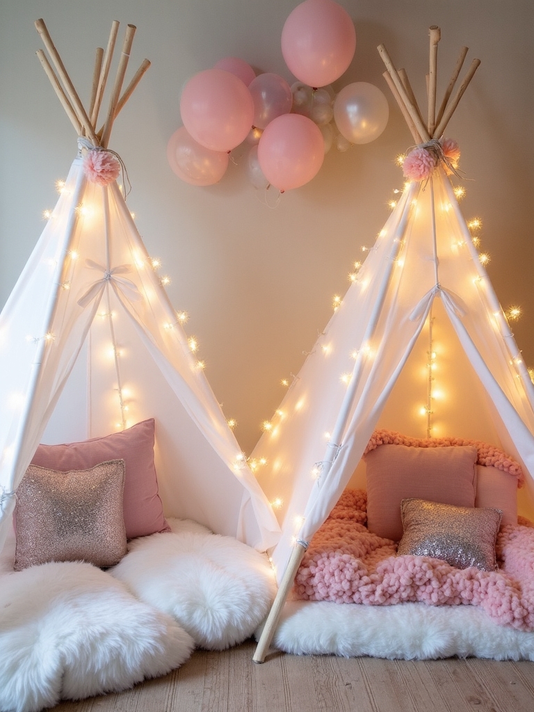 sparkly sleepover celebration event