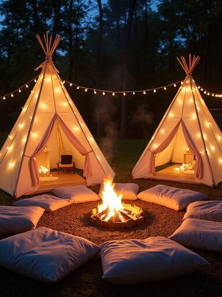 stargazing during outdoor adventure