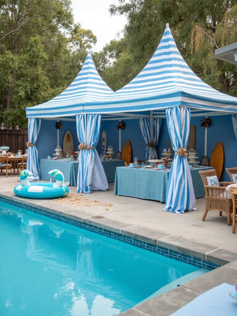 summer fun by pool