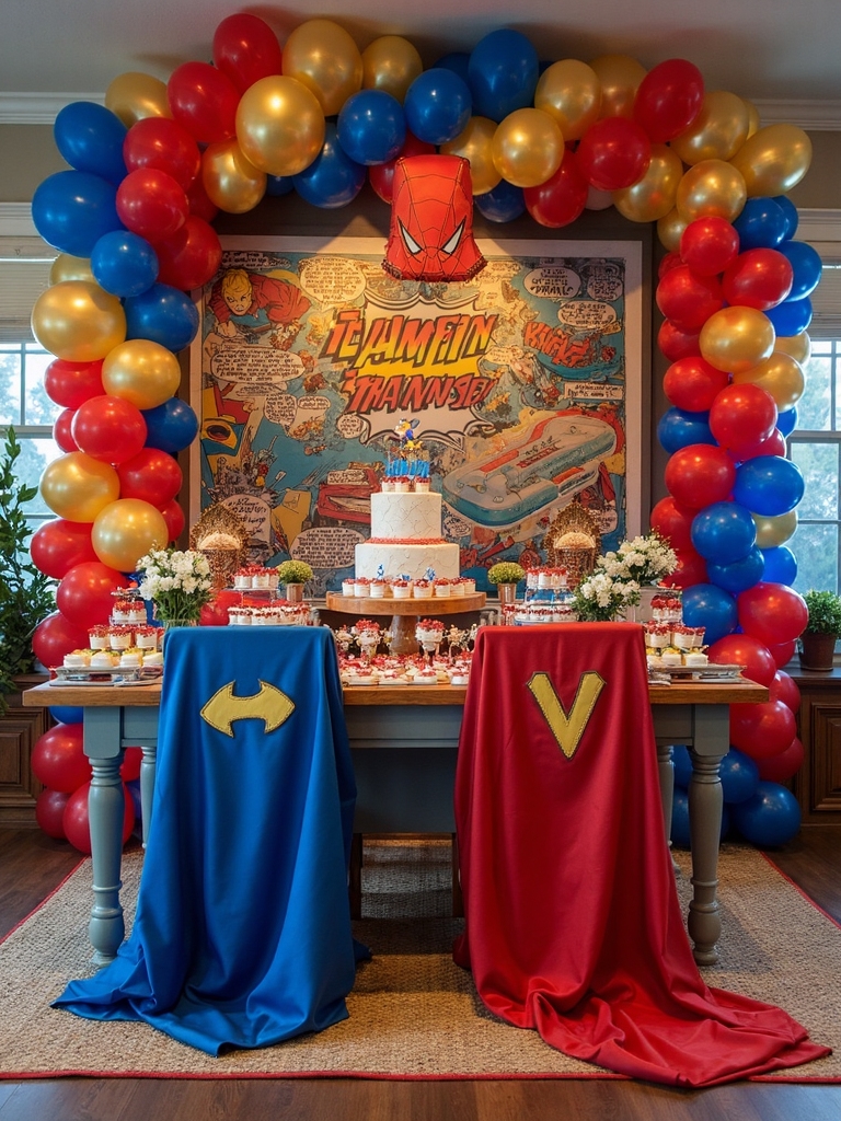 superhero themed birthday party