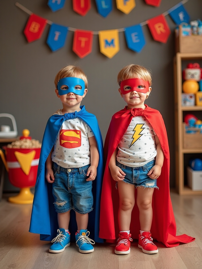 superhero training and teamwork