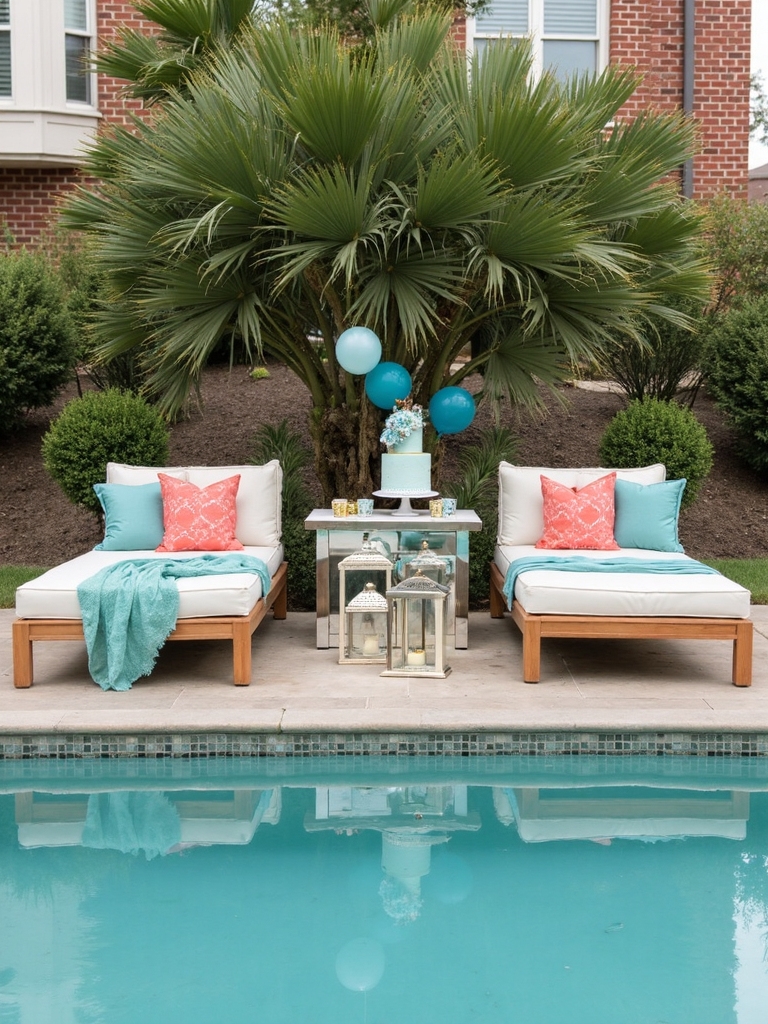 synchronized twin pool party extravaganza