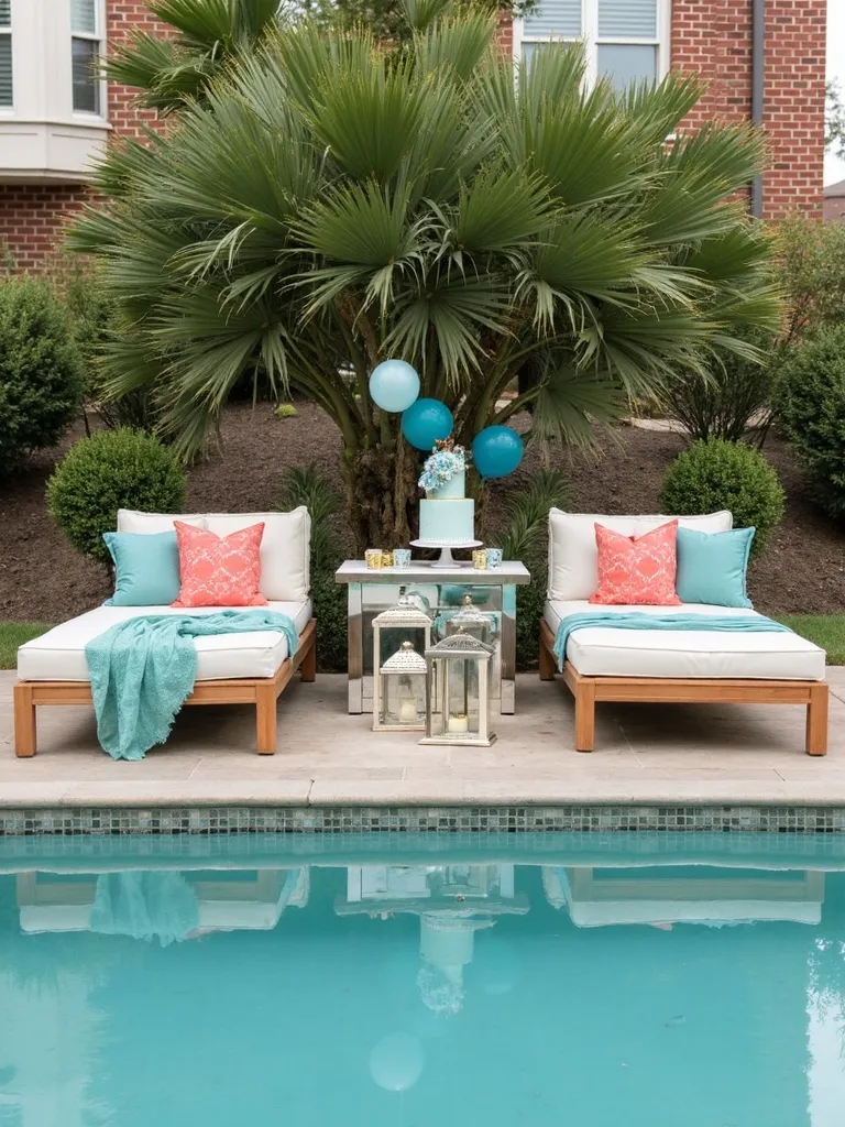 synchronized twin pool party extravaganza