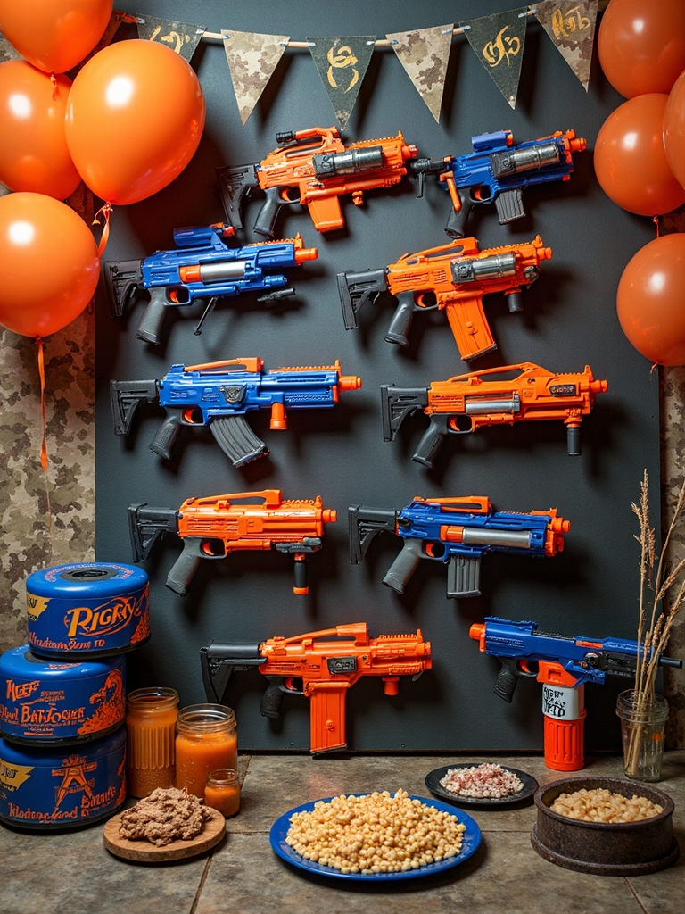 tactical nerf gun birthday showdown