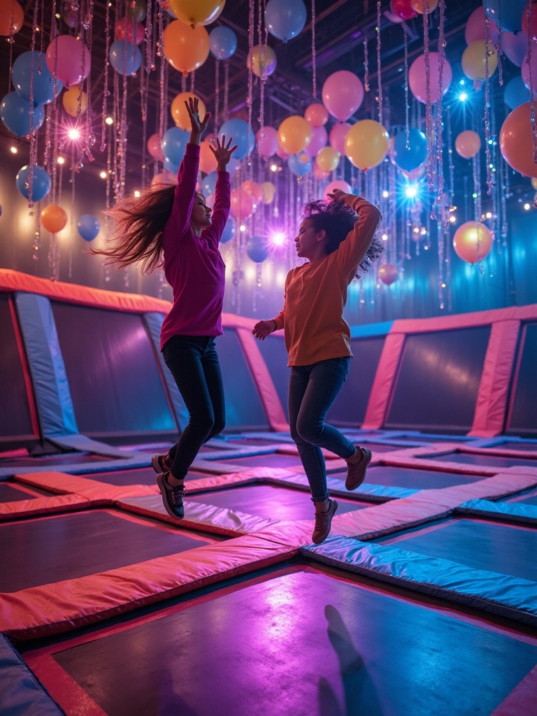 trampoline park party package