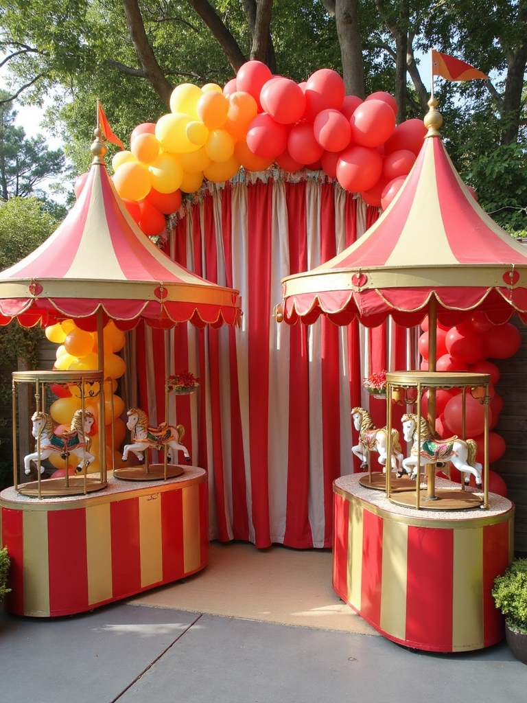 twin themed carnival celebration