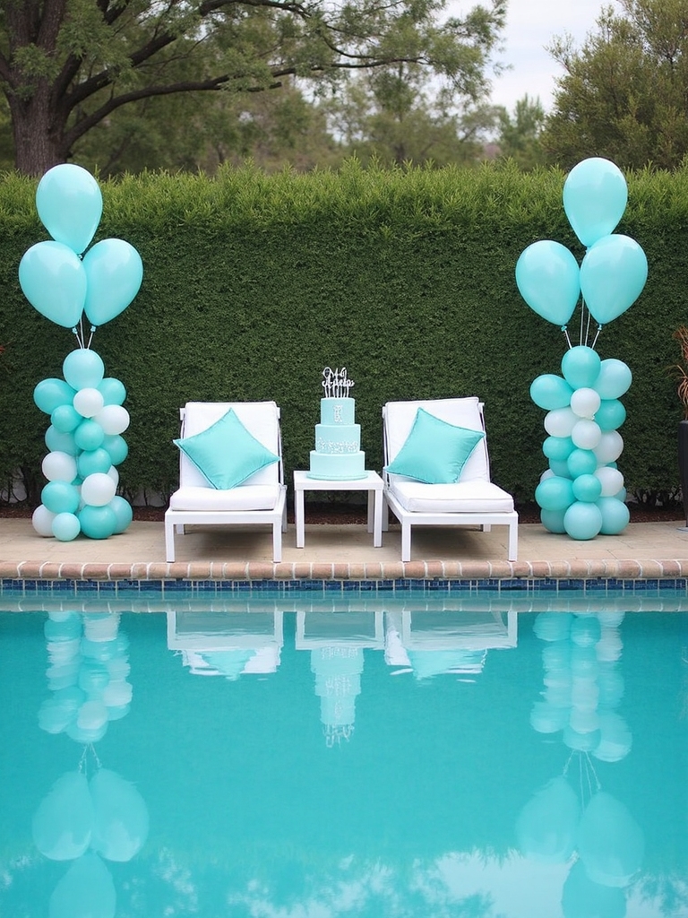 twin themed pool party planning