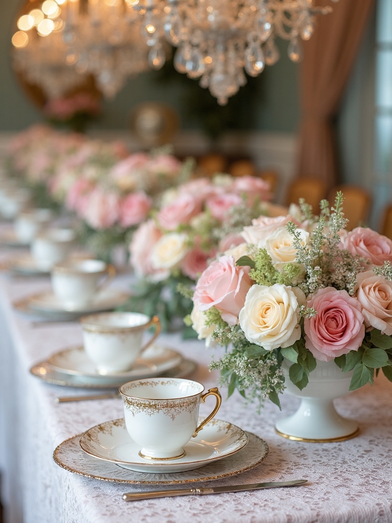 vintage inspired sophisticated tea party elegance