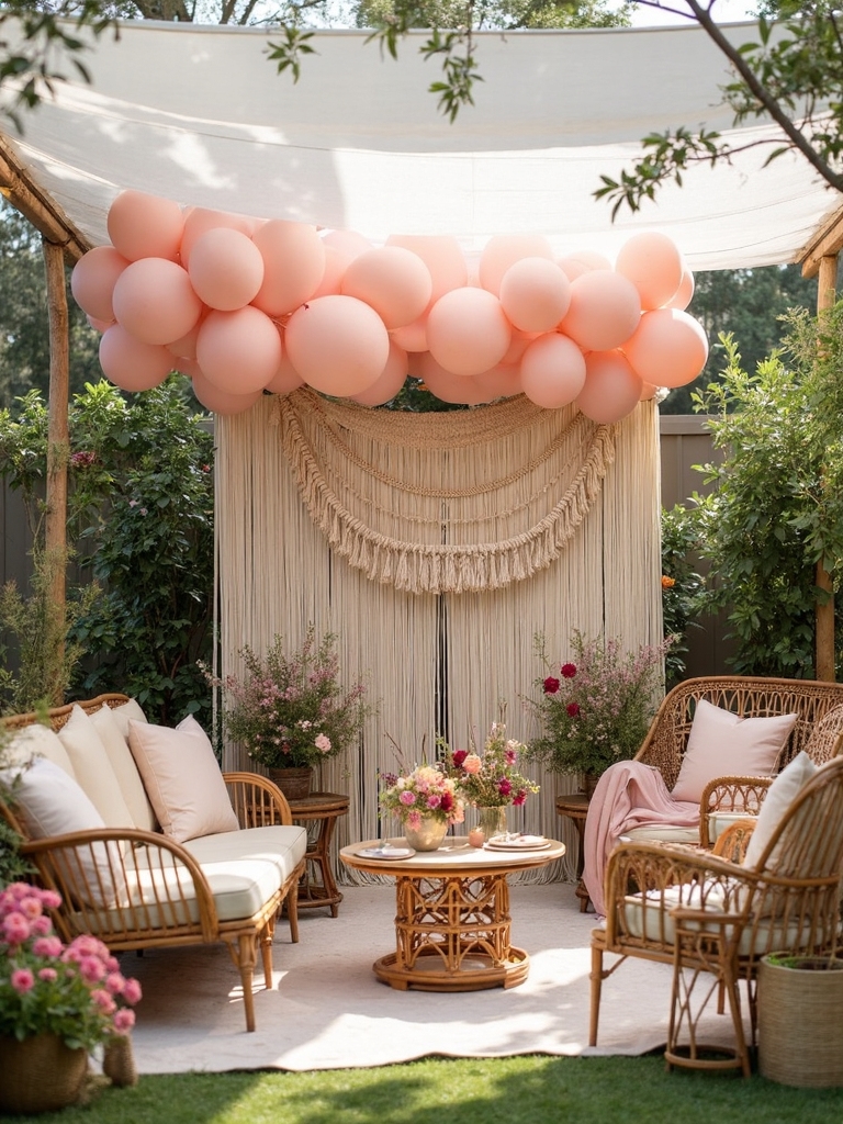 whimsical bohemian outdoor celebration