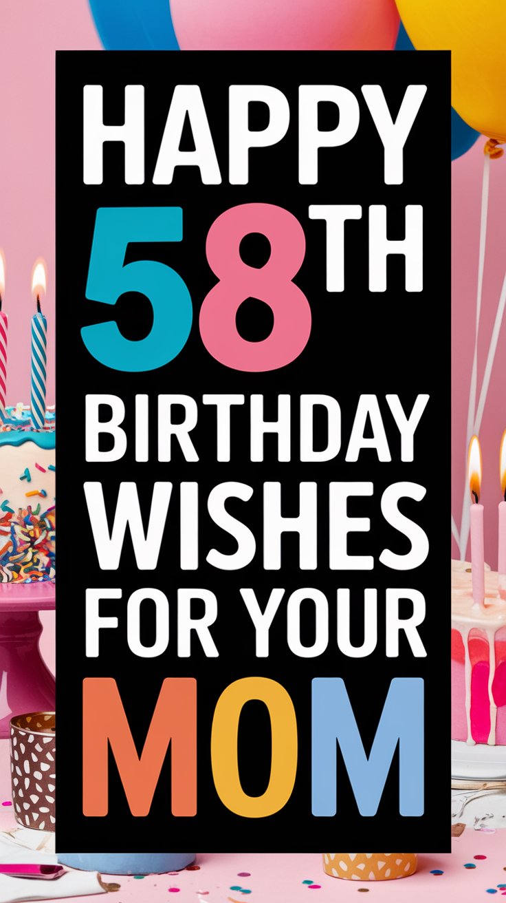Happy 59th Birthday Wishes for Mom