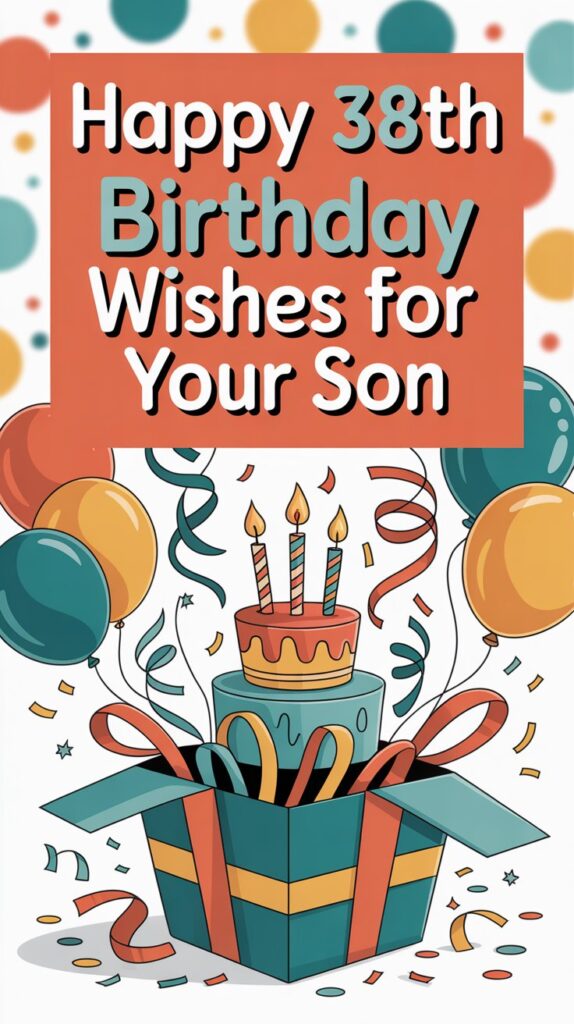 Happy 38th Birthday Wishes for Son