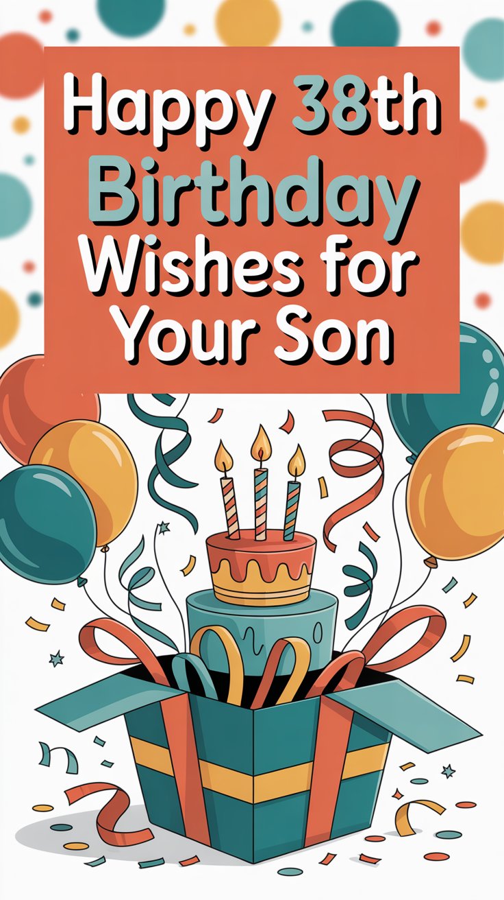 Happy 38th Birthday Wishes for Son