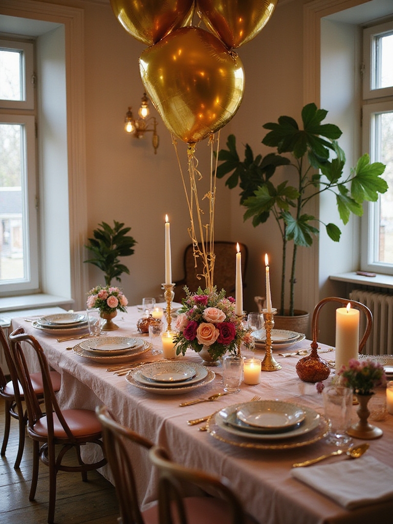 ambient candlelight magical birthday celebration