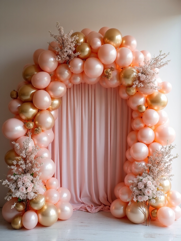 balloon backdrop for photoshoot