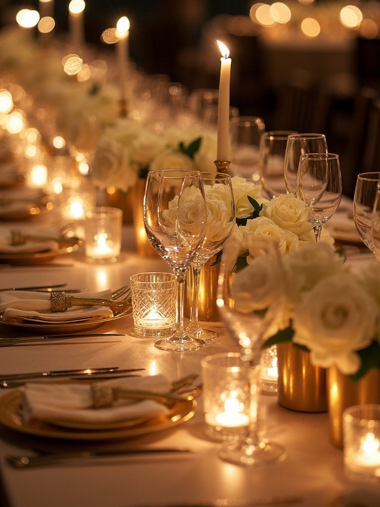 candlelit wine tasting celebration