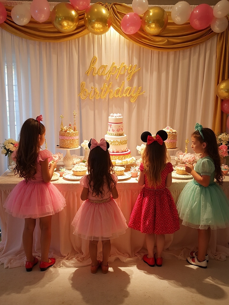 character themed birthday celebration