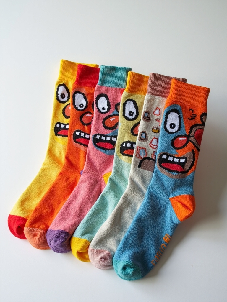 comfy customized comedic captivating socks