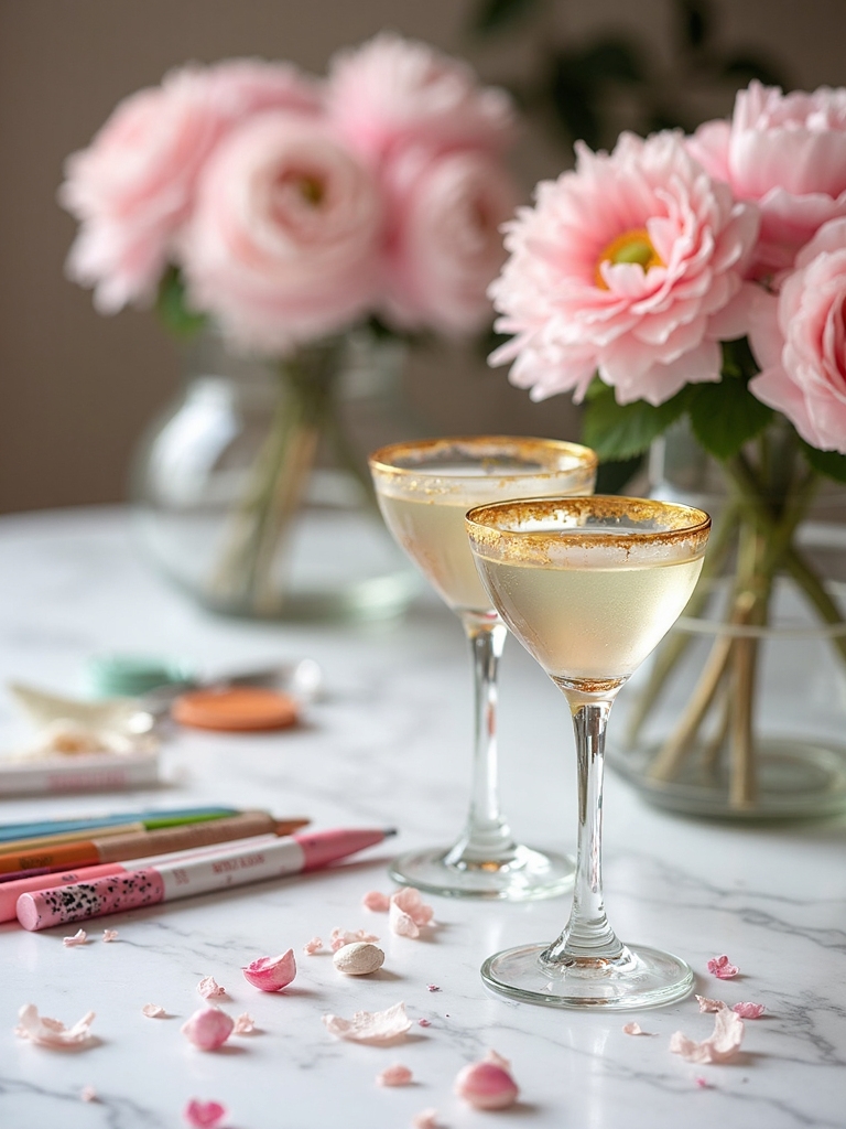 crafts and cocktails celebration