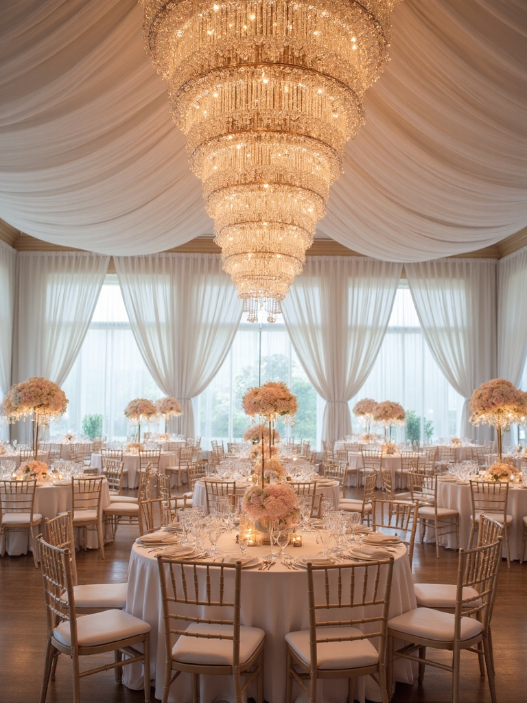 crystal installations for celebrations