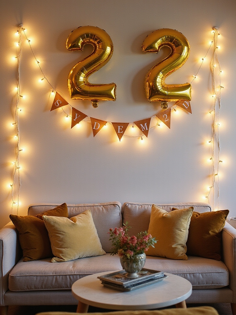 customizable birthday banner crafting station