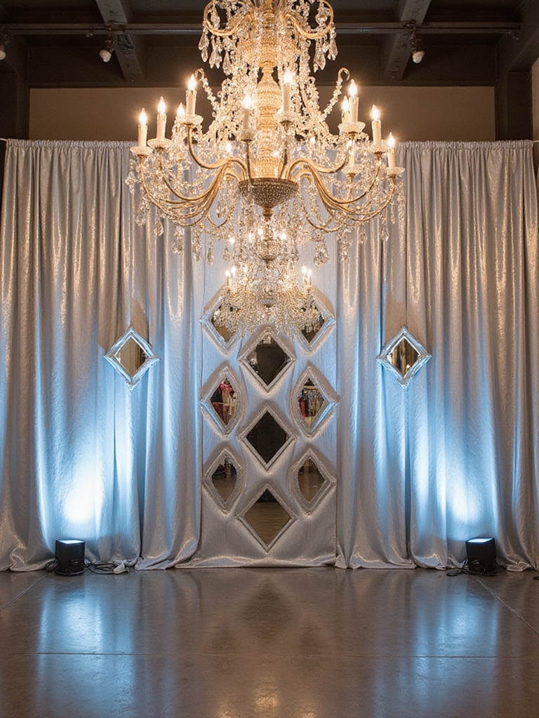 diamond themed sparkle celebration backdrops
