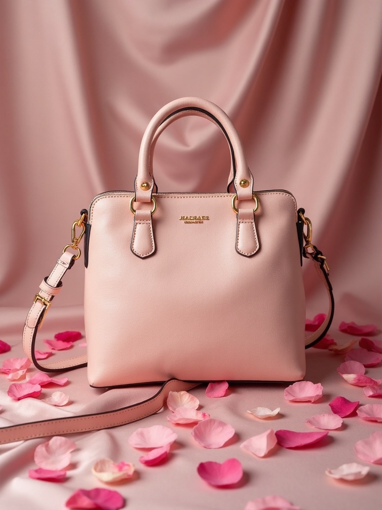 elegant leather or canvas handbag