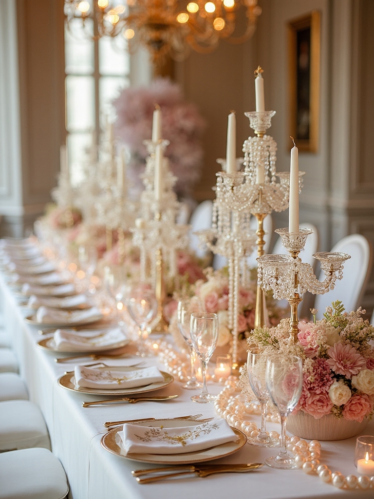 elegant pearl themed soir e