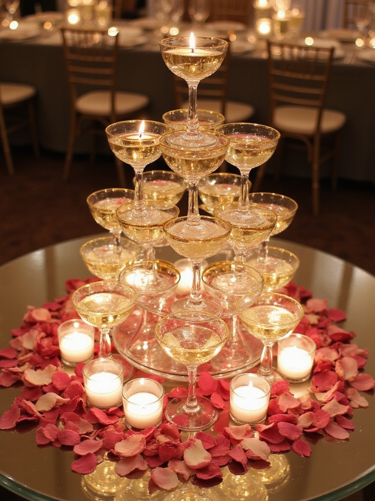 enchanting 22nd birthday table centerpiece