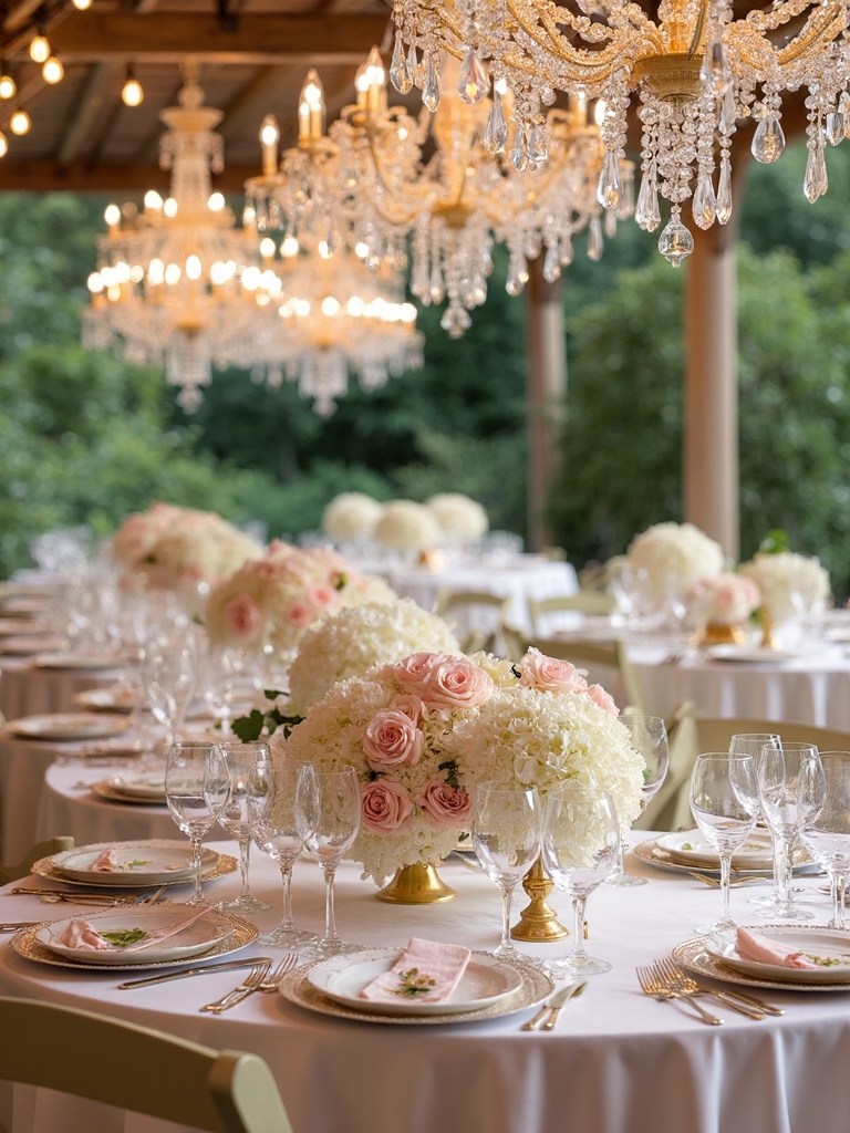 garden themed celebration decor