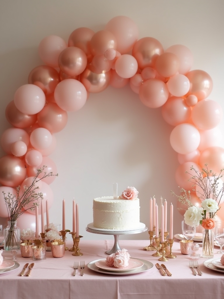 glamorous 22nd birthday party decor