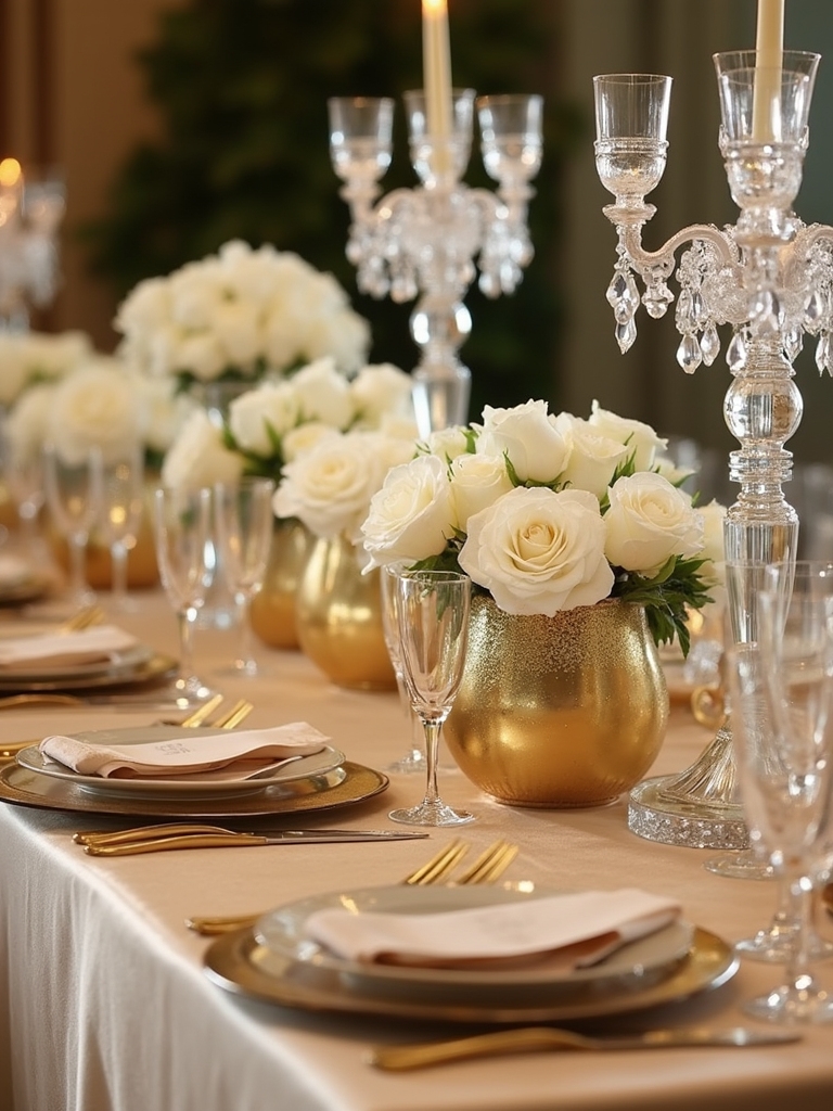 glamorous metallic sparkling dazzling