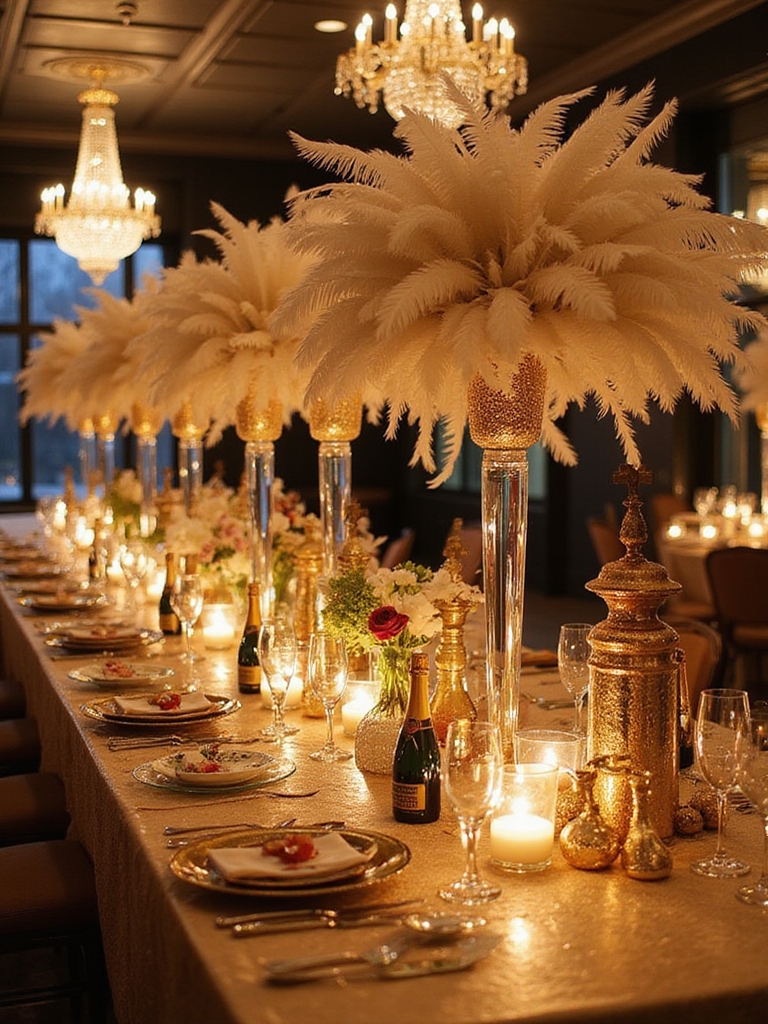 glittering gatsby glamour speakeasy elegance
