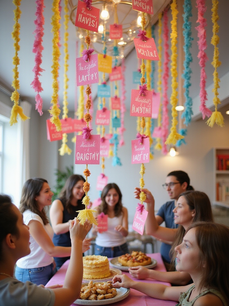 interactive birthday wish chain craft