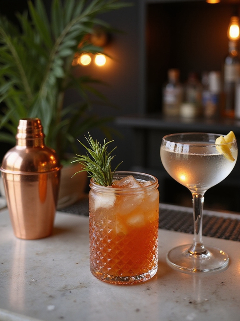 intimate mixology experience for birthday celebration