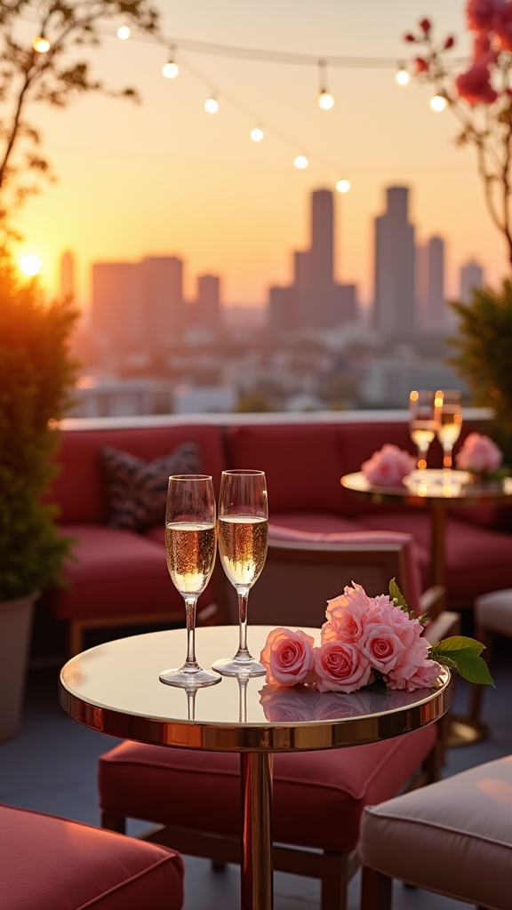 luxury rooftop cocktail soir e