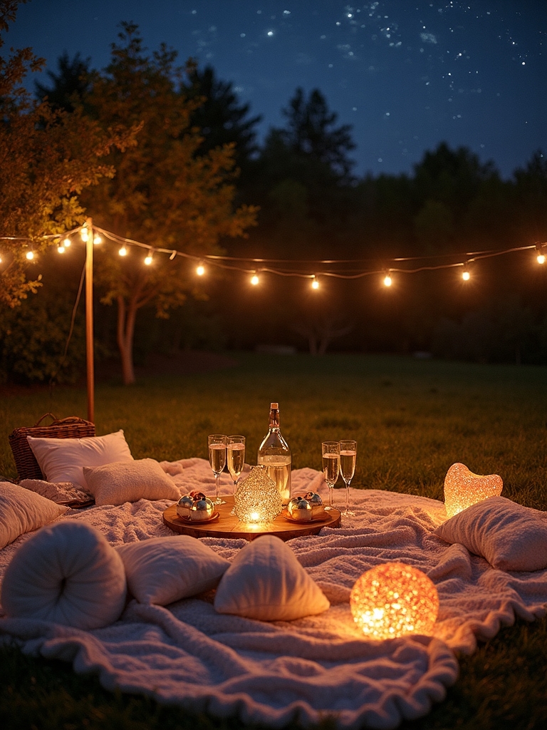 midnight picnic under stars