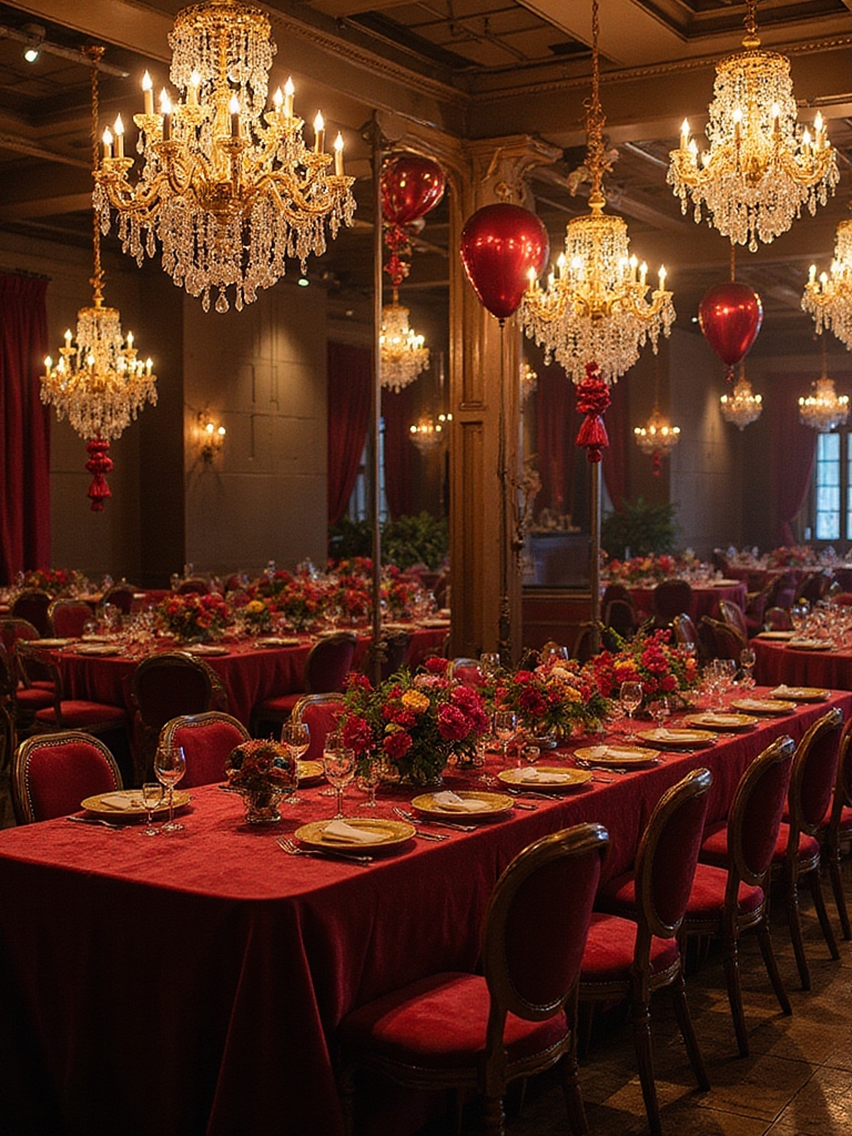 opulent masquerade birthday celebration