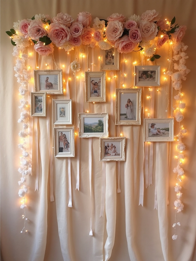 personalized birthday memory wall