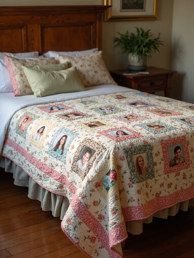 personalized heartfelt family heirloom quilt