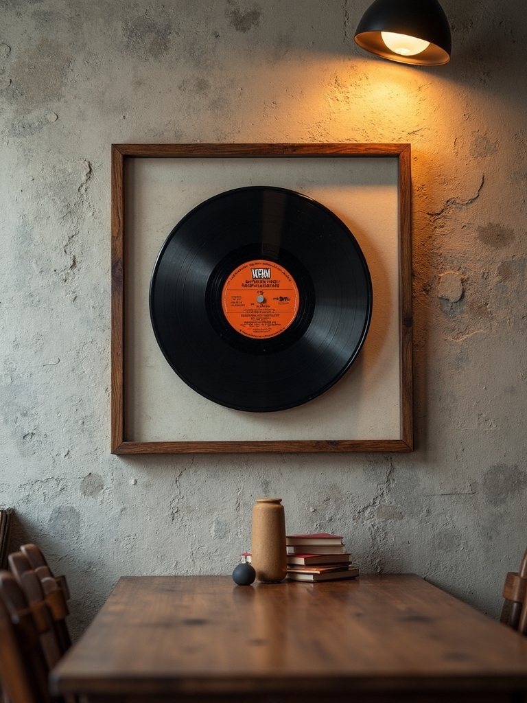 personalized vinyl record wall art